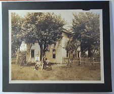 Joplin MO-Missouri, Antique Vintage Real Photograph, Family Portrait, Homestead picture