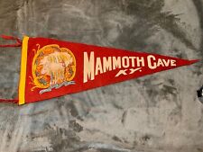 Vintage 1950s Mammoth Cave Kentucky Travel Pennant 29” picture