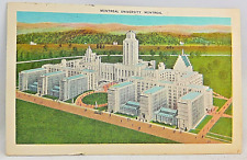 Montreal University Quebec Canada Postcard Vtg 1950 Div Back Posted Architecture picture