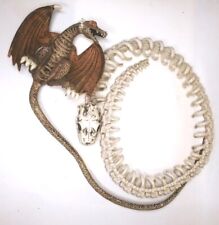 Crazy Bonez Seasons Skeleton Snake & Dragon posable Figures Lot of 2 picture