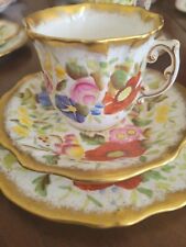 Vintage Hammersley & Co Saucer Queen Anne Floral Teacups, Saucers, Luncheon  picture