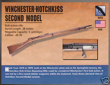 WINCHESTER-HOTCHKISS SECOND MODEL RIFLE Atlas Gun Classic Firearm PHOTO CARD picture