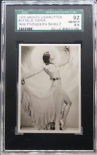 1939 ARDATH REAL PHOTOGRAPHS TOBACCO CARD #34 - MALLE GENIA - SGC 8.5 NM/MT picture