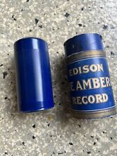 EDISON BLUE AMBEROL CYLINDER RECORD 3034 Santa Claus Song ￼ picture
