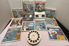 2 Vintage GAF View-Master Viewers  W/50 Vintage Reels Made In USA Nostalgic Toy picture