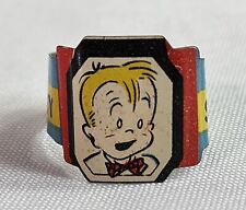 1948 POST RAISIN BRAN Cereal Comic Ring SMITTY Prize Charm Premium METAL NICE picture