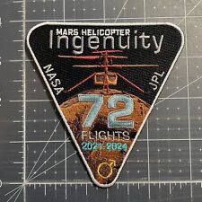 NASA JPL Ingenuity Mars Helicopter 72 Flight Commemorative Patches picture