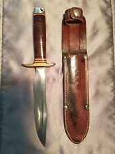 Rare US Randall WWII era Model 1 Fighting Knife from mid 1940s w/Marbles Sheath picture