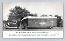 Postcard OH Trailer Cathedral Of The Diocese of Southern Ohio Church c1930s V20 picture