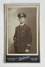 Antique Victorian CDV Photo Handsome Man In Uniform Gentlemen Officer Military picture