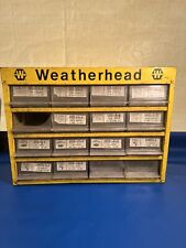 Vintage Weatherhead Drawer Metal Cabinet Automotive Small Parts picture