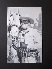 vTg The Lone Ranger & Silver Horse Arcade Trade Card Orig Exhibit Western ABC TV picture