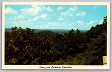 Backbone Mountain Eastern Continental Divide Forest Birds Eye View VTG Postcard picture
