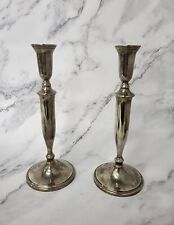 VTG Godinger Silver Plated Candlestick Pair  picture