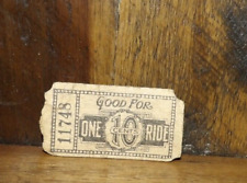 Cool 10 Cent Carnival Ride Single Ticket-Pretty Old picture