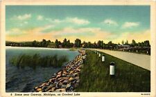 Vintage Postcard- Crooked Lake, Conway MI Early 1900s picture