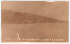 Postcard RPPC Pennamaquan Lake Charlotte, Maine Mt. Tom 1909 picture