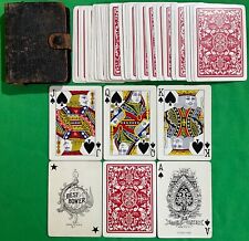 Old Antique SAMUEL HART CONSOLIDATED Wide Playing Cards BEST BOWER Joker MERMAID picture