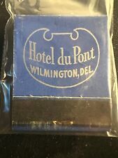 VINTAGE MATCHBOOK - HOTEL DU PONT - WILMINGTON, DE - UNSTRUCK BEAUTY picture