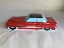 Retro 50s Red Cadillac Car Decorative Vintage Tin 7.5”x3.5” New picture
