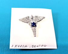 Vintage South Korea Medical Dental Corps Military Pin Medal Lapel picture