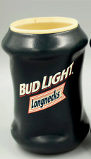 Bud Light Koozie LONGNECKS Beer Bottle Holder Blue VINTAGE 80'S picture