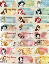 42 Personalized Kids School Name Stickers Name Labels - Disney Princess picture