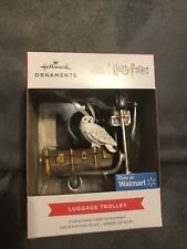 NEW 2023 Hallmark Harry Potter Luggage Trolley Only at Walmart Ornament Hedwig  picture