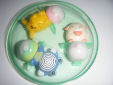 Pokemon Ink Stamp 1997 Tomy Roll & Play Stampers Pikachu Poliwhirl Chansey Work picture