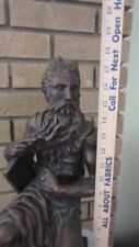 vintage marwal statue bronze Moses & The Ten Commandments picture