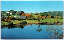 Postcard - A Touch Of Fall, New England countryside - New England picture