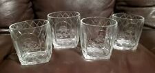 Crown Royal (SET OF 4) Vintage Whiskey Glasses w/ Logo on Front 8 oz picture