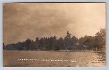 Pine Beach Camp, Belgrade Lakes Maine ME Circa 1924 RPPC Eastern Illustrating picture