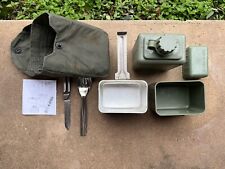 Authentic Vintage Yugoslavian Serbian Mess Kit with Pouch and Cutlery EXCELLENT picture