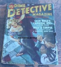DIME DETECTIVE MAGAZINE MAY 1949 CARROLL JOHN DALY HALF A CORPSE SCARCE PULP picture