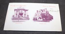 Antique PRIVATE MAILING CARD Postcard UNDIVIDED BACK Greetings From Milwaukee picture