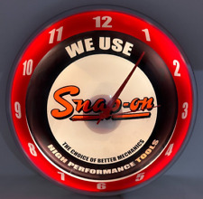 Snap-on Wall Clock, Glowing Double Bubble Advertising Rare Japanese 100V picture