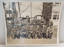 1950s Men Military Unit Troop Photograph Uniform Nov 1954 Aberbeen PG MD Vintage picture