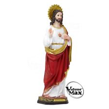 ValuueMax™ Sacred Heart of Jesus Statue, Finely Detailed Resin, 12 Inch Tall picture