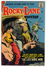 Charlton Rocky Lane Western #76 1957 6.5 F+ OW/W picture