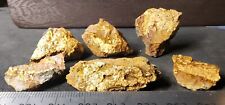 6 Gold Ore Thumbnail Specimens 35.7g Crystalline Gold From Ontario 3602 picture