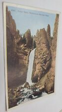 Vintage Yellowstone National Park Tower Falls Lithograph Photo Postcard picture