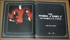 2005 The White Stripes Get Behind Me Satan 2-Page Print Ad Advertisement Jack picture