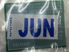 DMV TAG MONTH STICKER JUNE / JUN CALIFORNIA DMV LICENSE PLATE ORIGINAL TAG picture