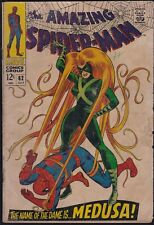 Marvel Comics AMAZING SPIDER-MAN #62 Medusa Early Appearance Low Grade picture