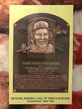 Gary Carter Postcard - Baseball Hall of Fame Induction Plaque - Cooperstown picture