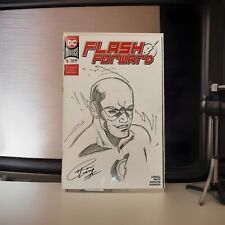💥Flash Forward #1💥Original Blank Sketch Cover by Ron Leary Jr Megacon 2024 NM+ picture