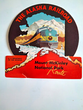 The Alaska Railroad sticker Mount McKinley National Park Route 4 1/2in x 4 1/2in picture
