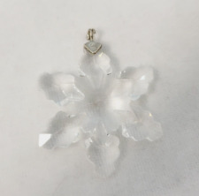 Swarovski Crystal Snowflake Star Ornament/Pendant Signed picture