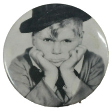 Jackie Cooper Pinback Button Original 1960s 60s Hat Cap Lapel Pin Back picture